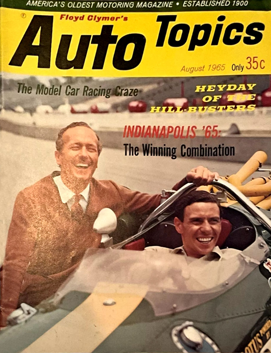 Auto Topics Aug August 1965