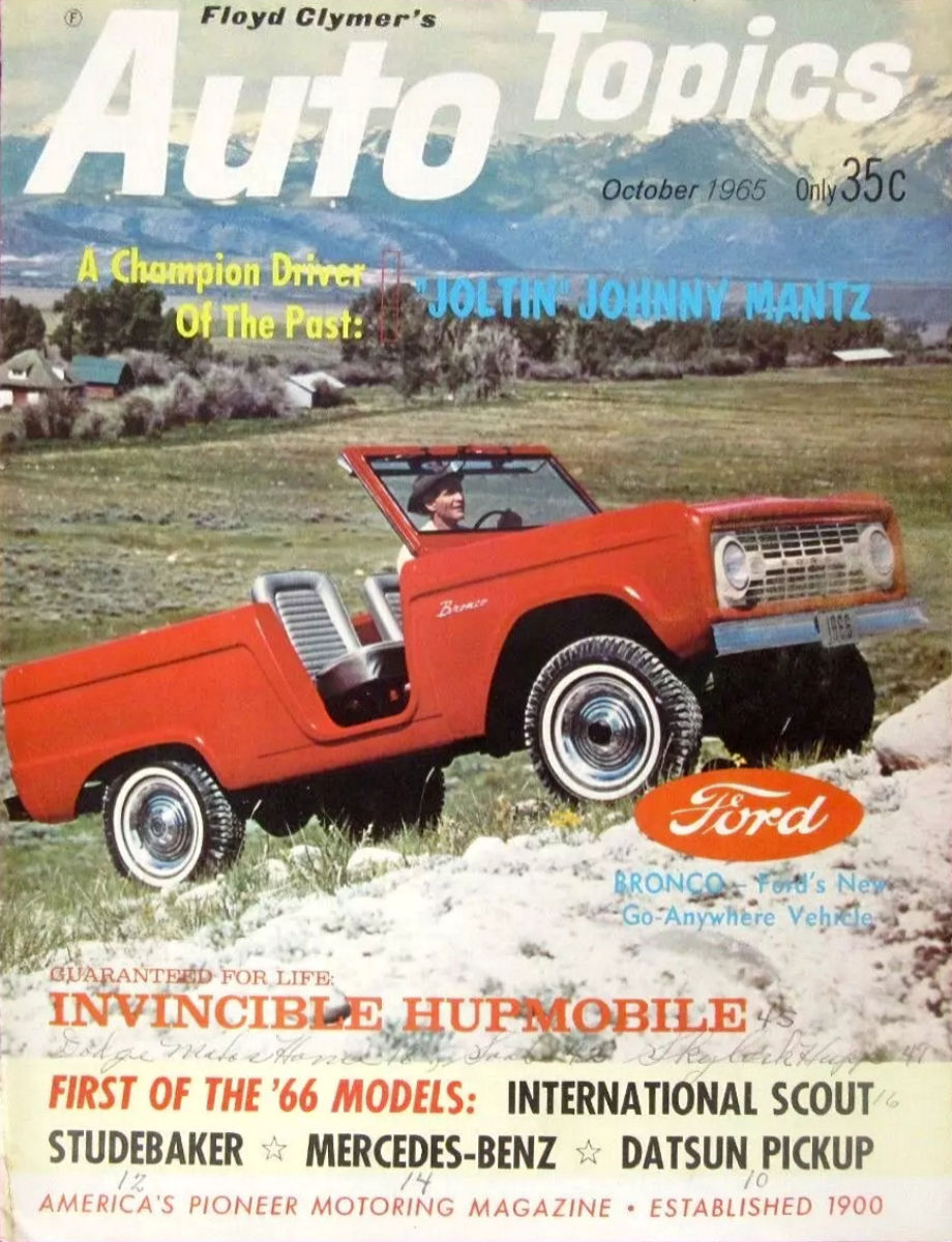 Auto Topics Oct October 1965