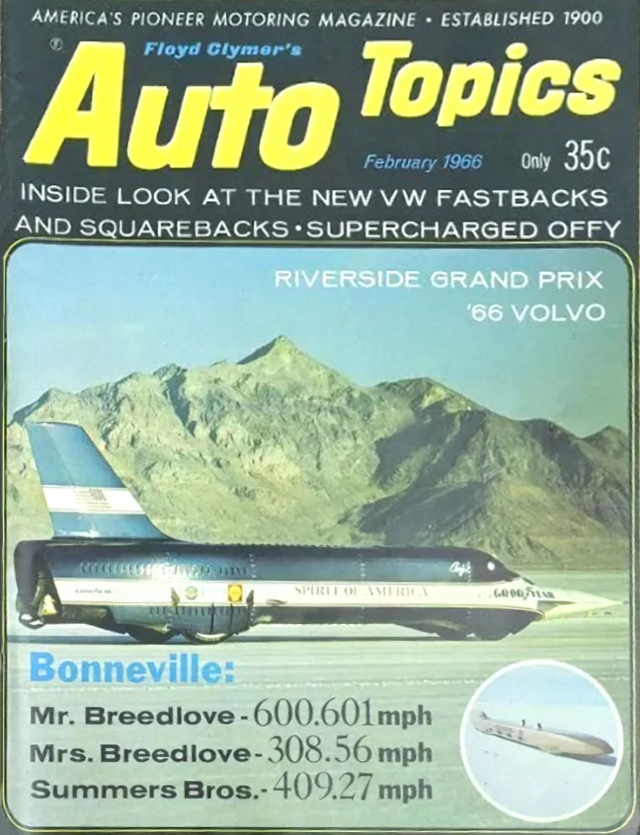 Auto Topics Feb February 1966