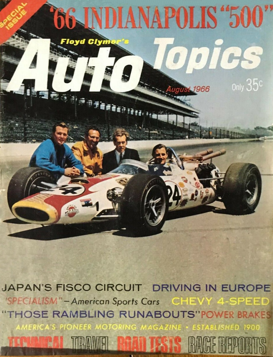 Auto Topics Aug August 1966