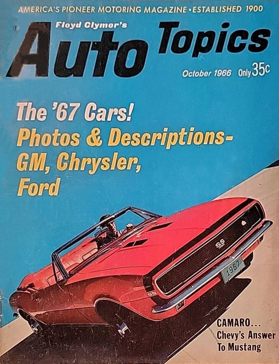 Auto Topics Oct October 1966