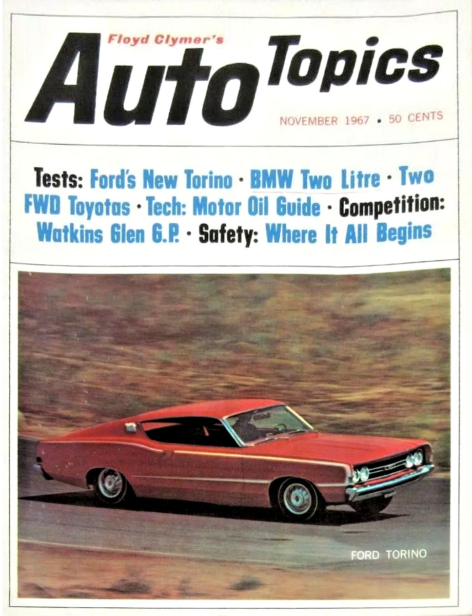Auto Topics Nov November 1967