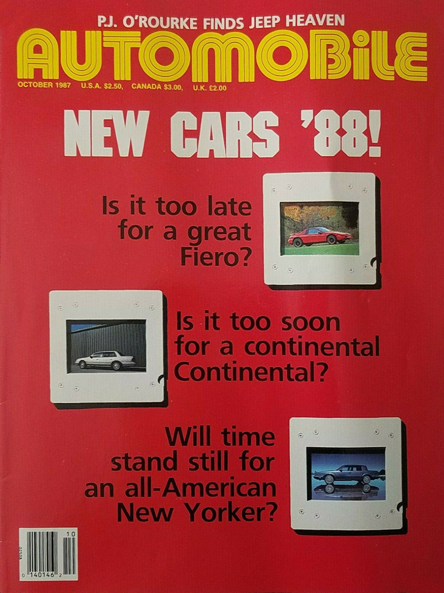 Automobile Oct October 1987 