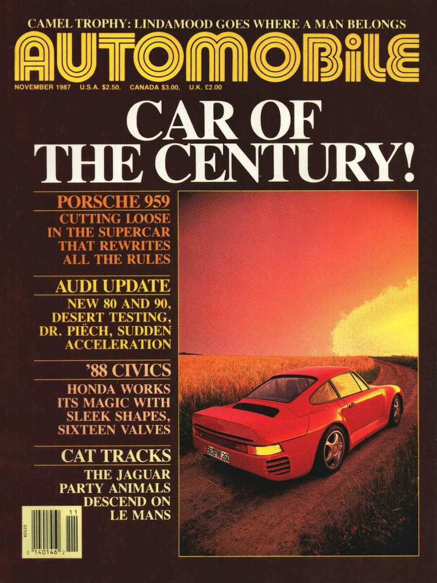 Automobile Nov November 1987 