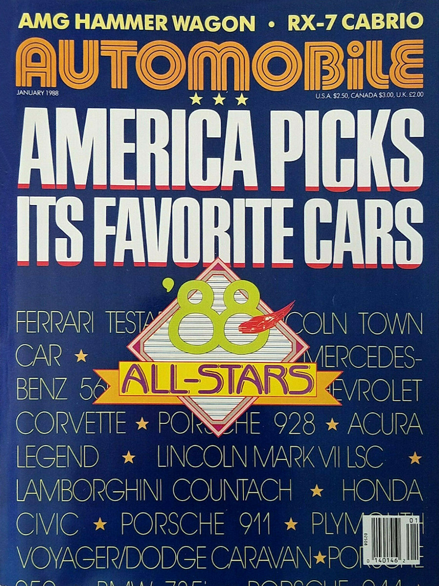 Automobile Jan January 1988 