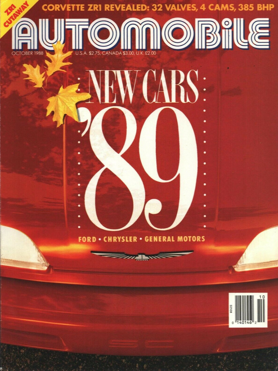 Automobile Oct October 1988 