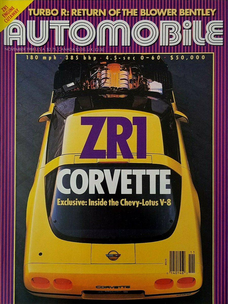 Automobile Nov November 1988 