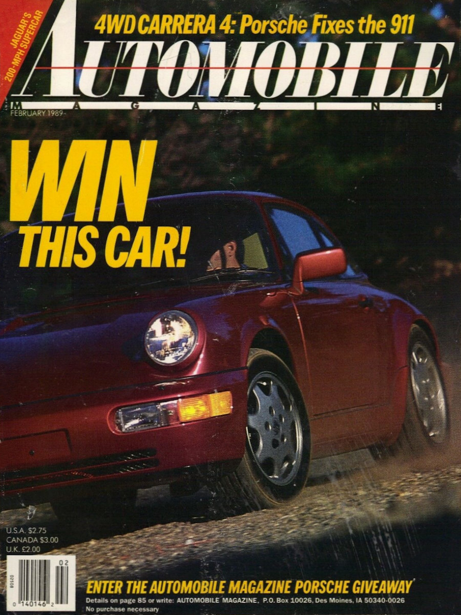 Automobile Feb February 1989 