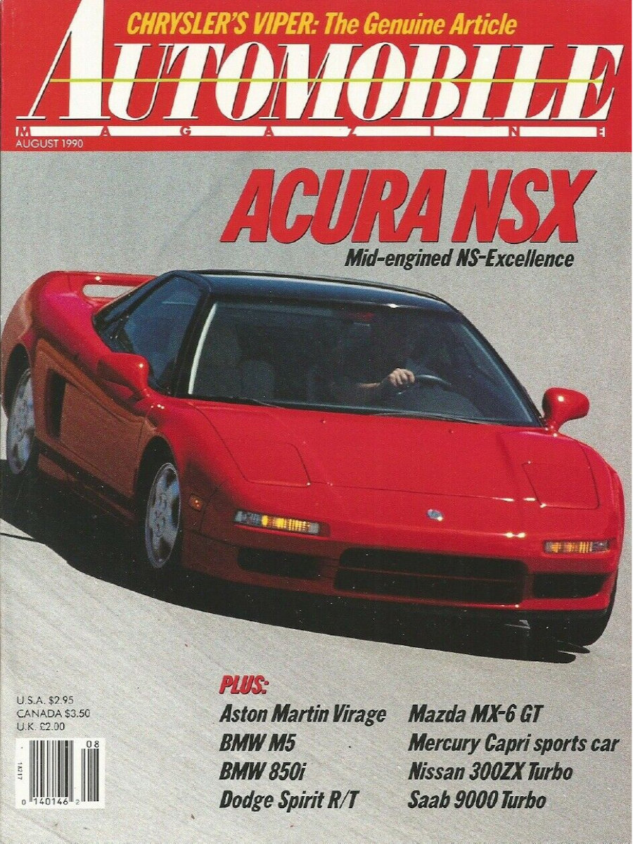 Automobile Aug August 1990 