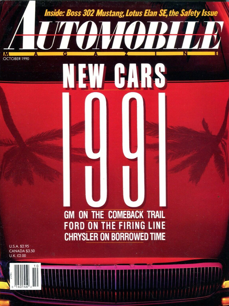 Automobile Oct October 1990 