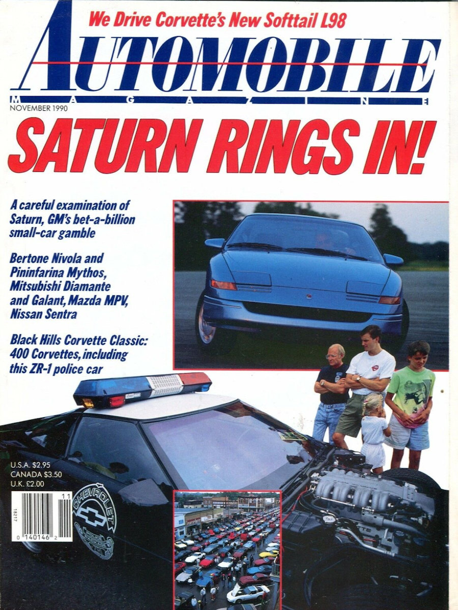 Automobile Nov November 1990 