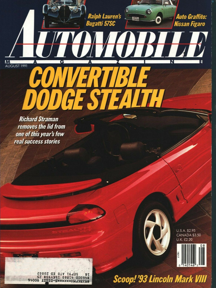 Automobile Aug August 1991 