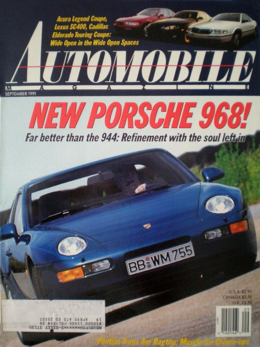 Automobile Sept September 1991 