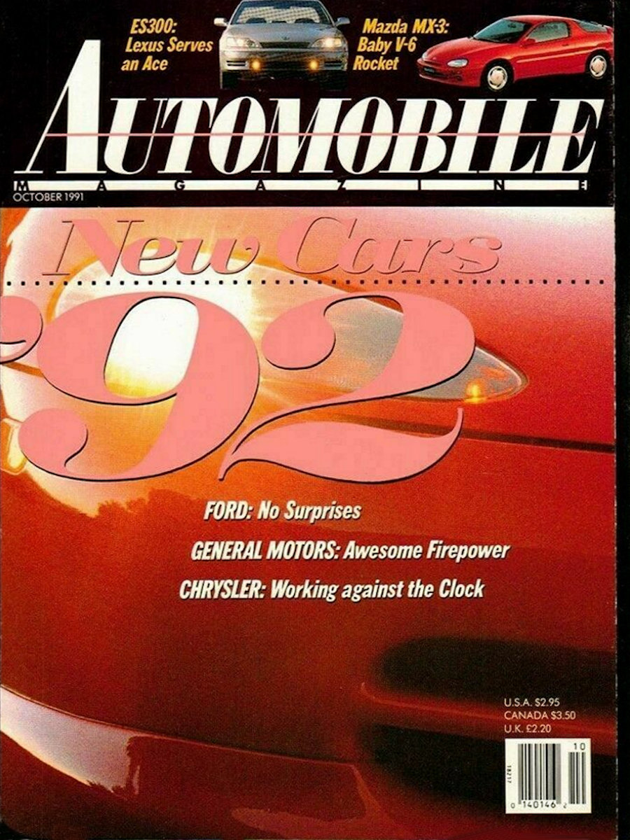 Automobile Oct October 1991 