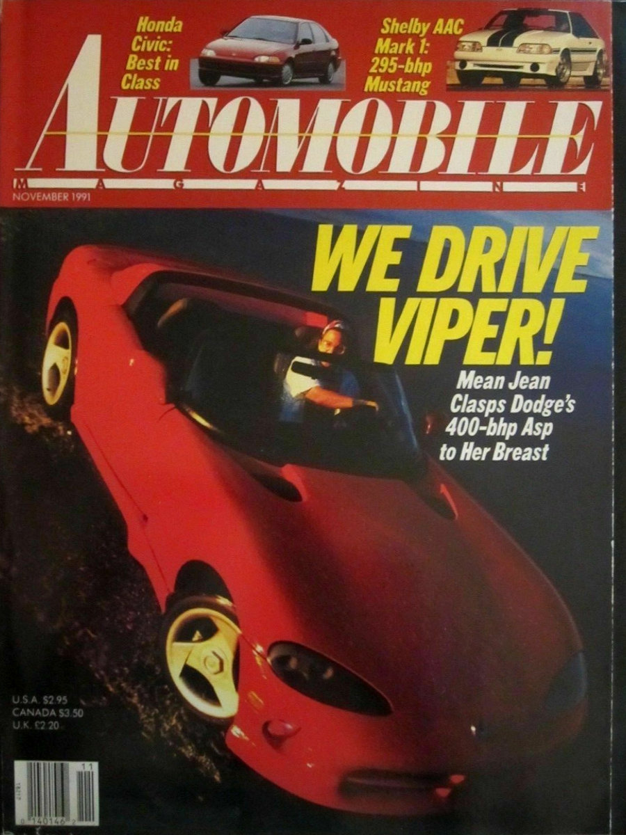 Automobile Nov November 1991 
