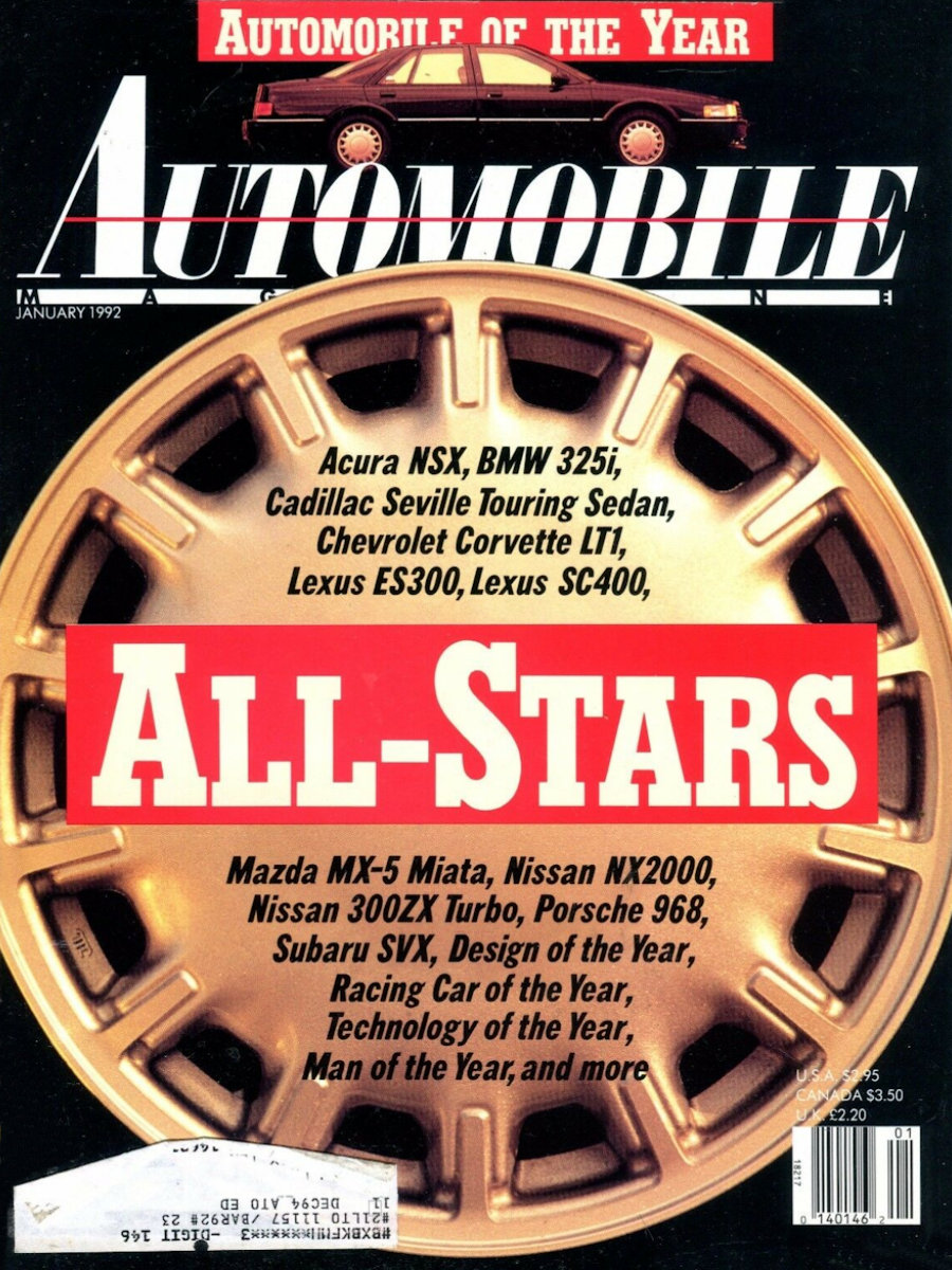 Automobile Jan January 1992 