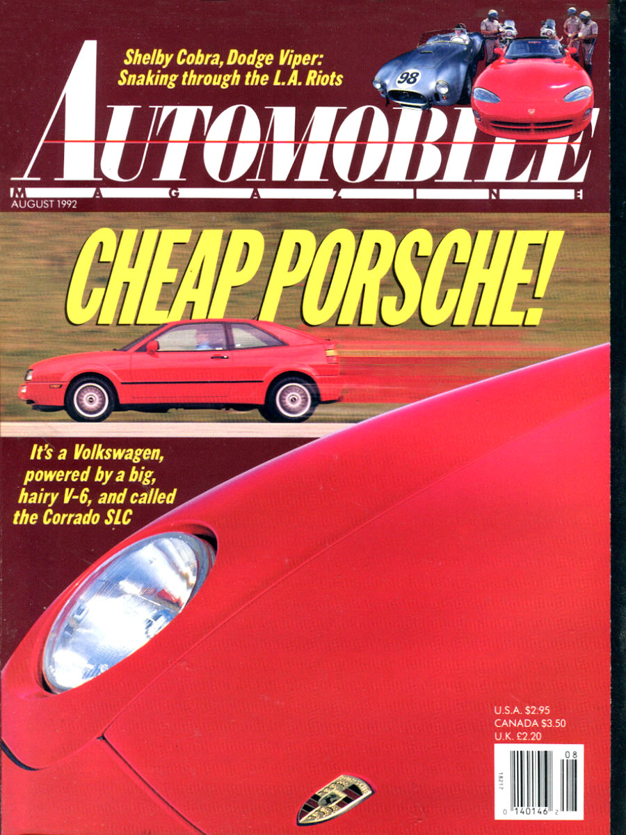 Automobile Aug August 1992 