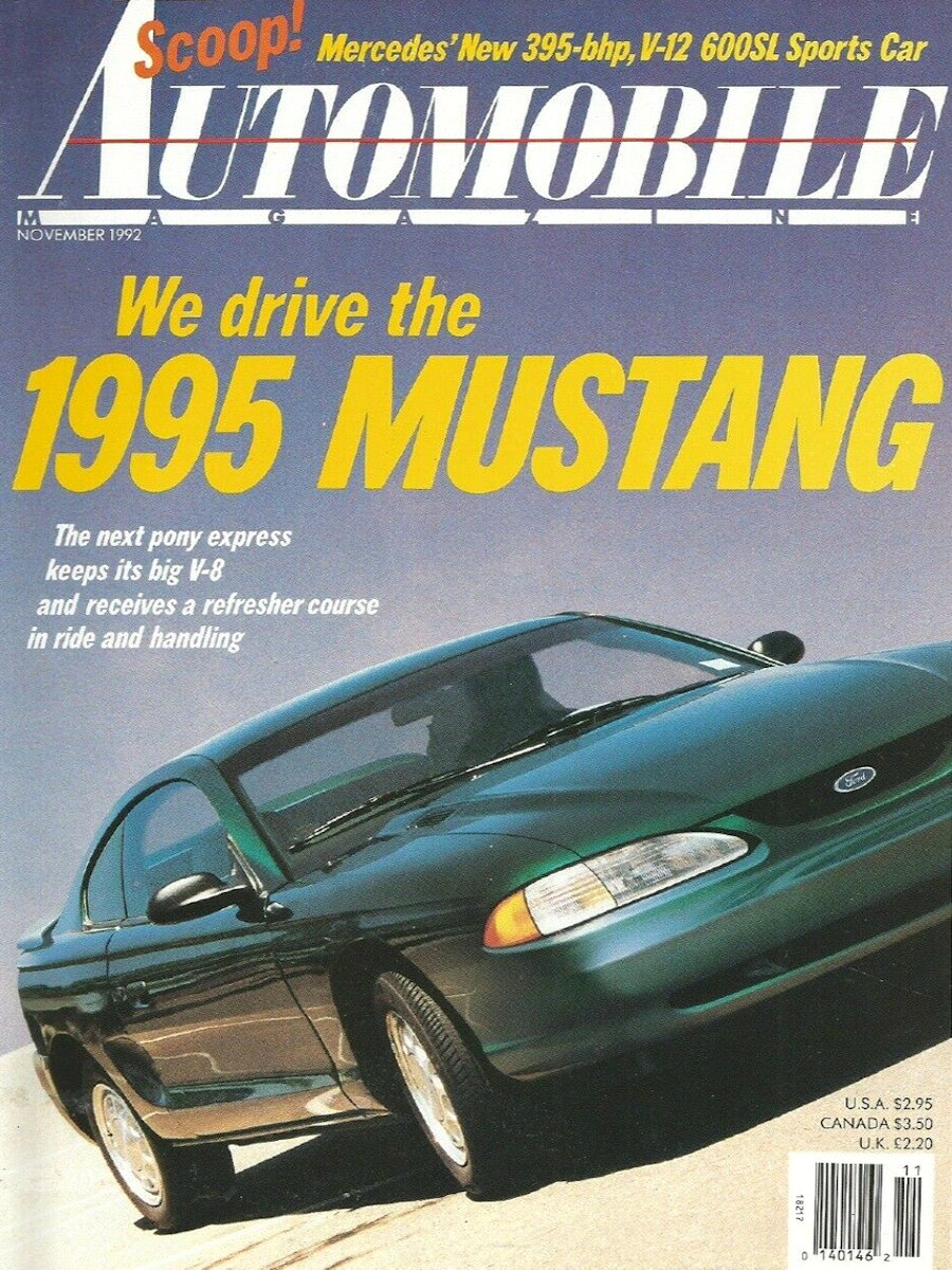 Automobile Nov November 1992 
