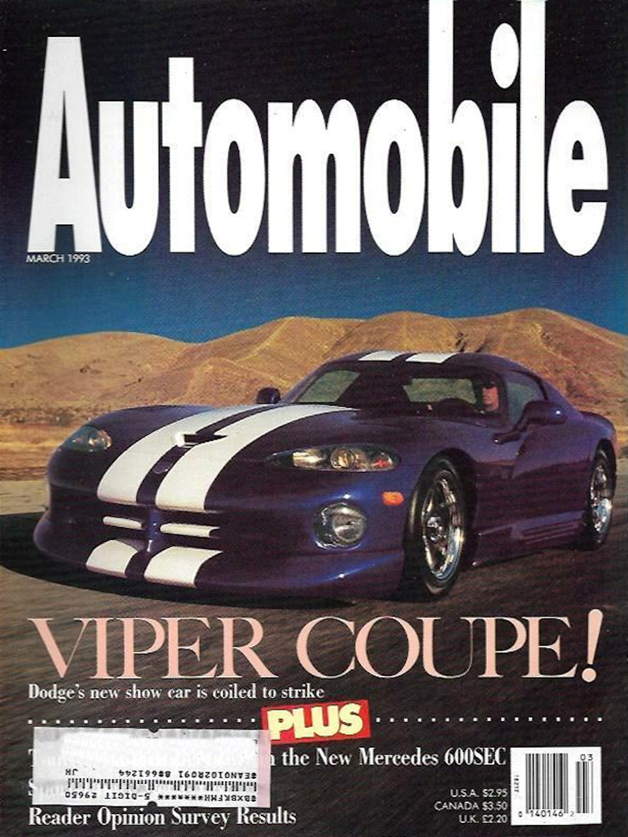 Automobile March 1993 