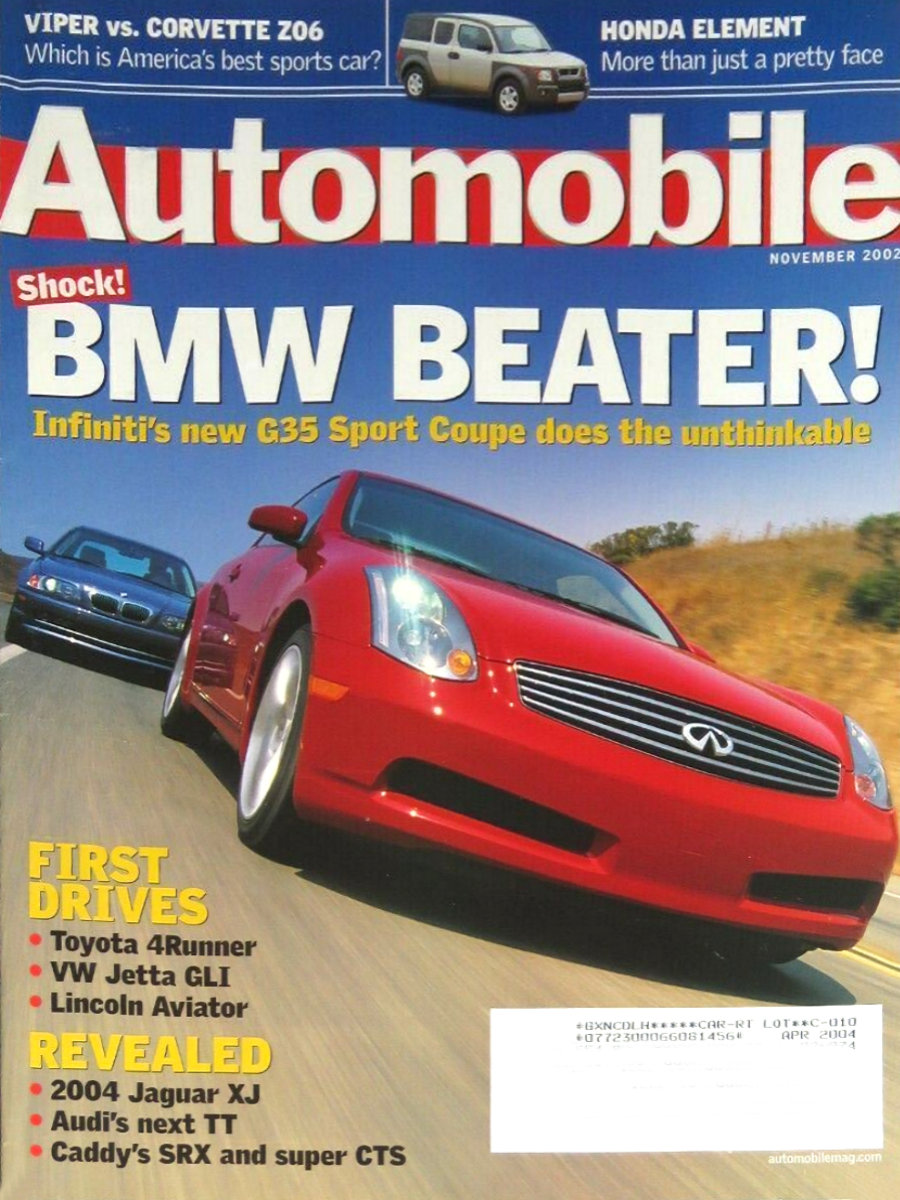 Automobile Nov November 2002