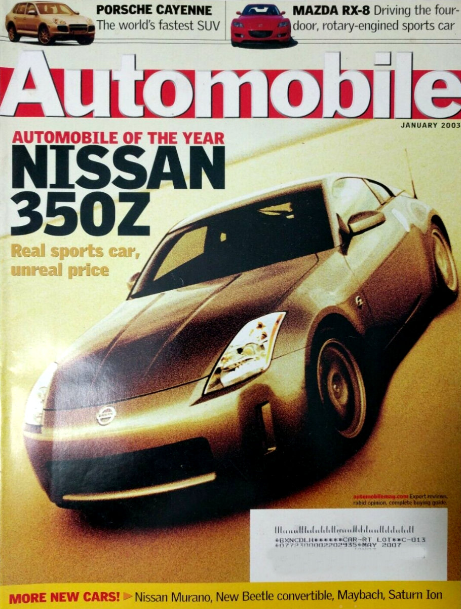 Automobile Jan January 2003