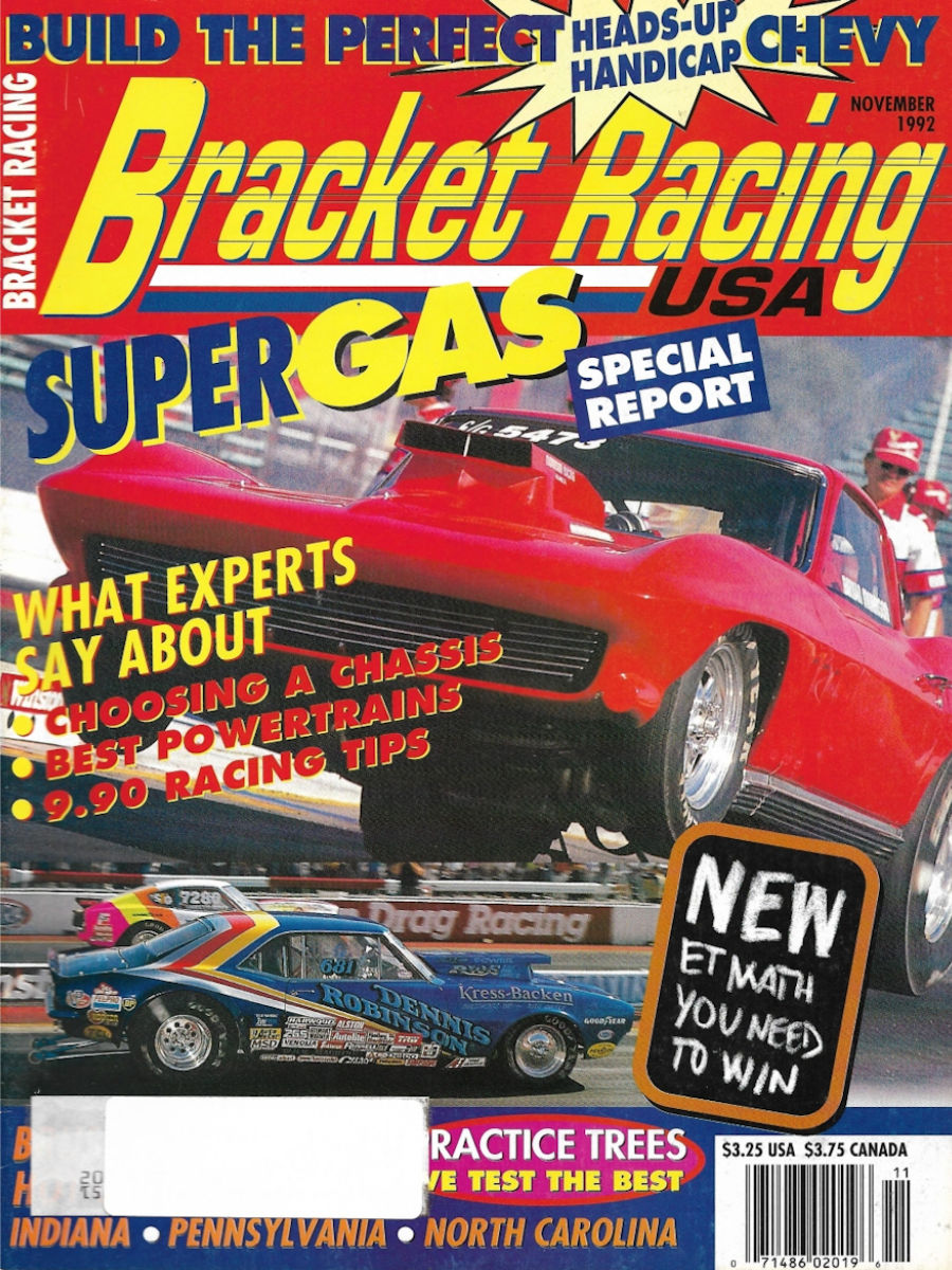 Bracket Racing USA Nov November 1992 