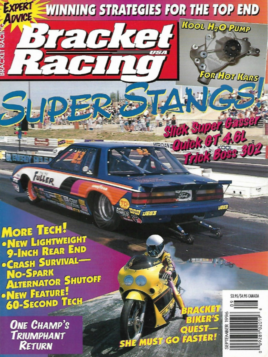 Bracket Racing USA Sept September 1996