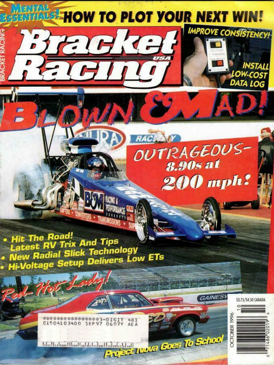 Bracket Racing USA Oct October 1996