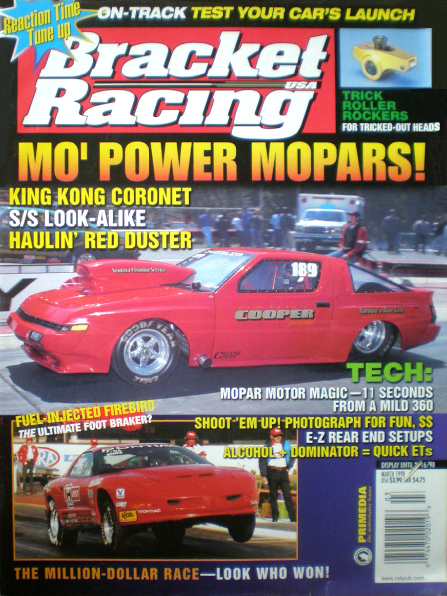 Bracket Racing USA Mar March 1998