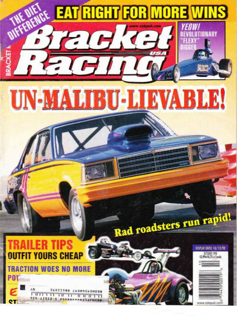 Bracket Racing USA Oct October 1998