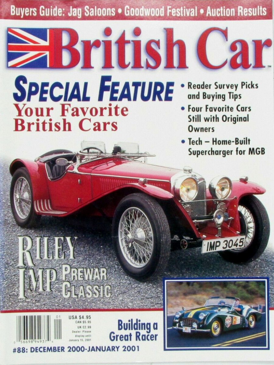 British Car Dec December 2000 Jan January 2001
