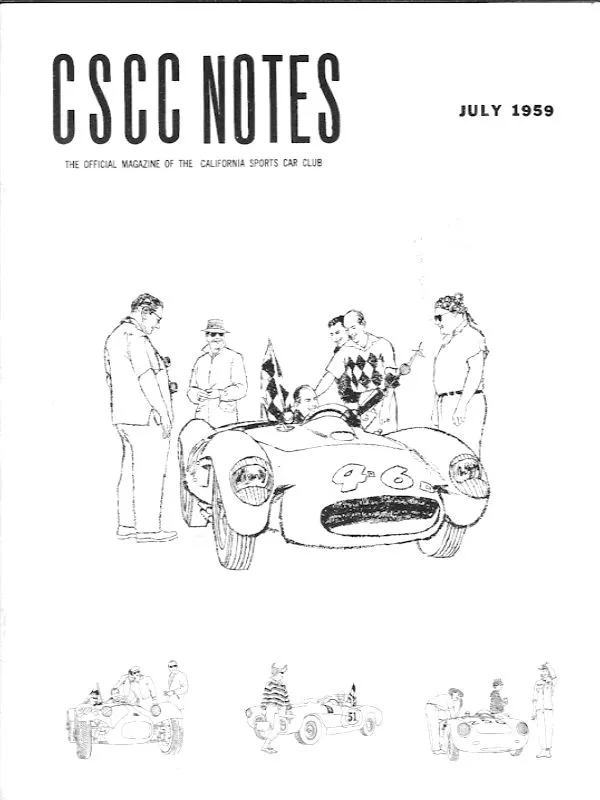 CSCC Notes July 1959