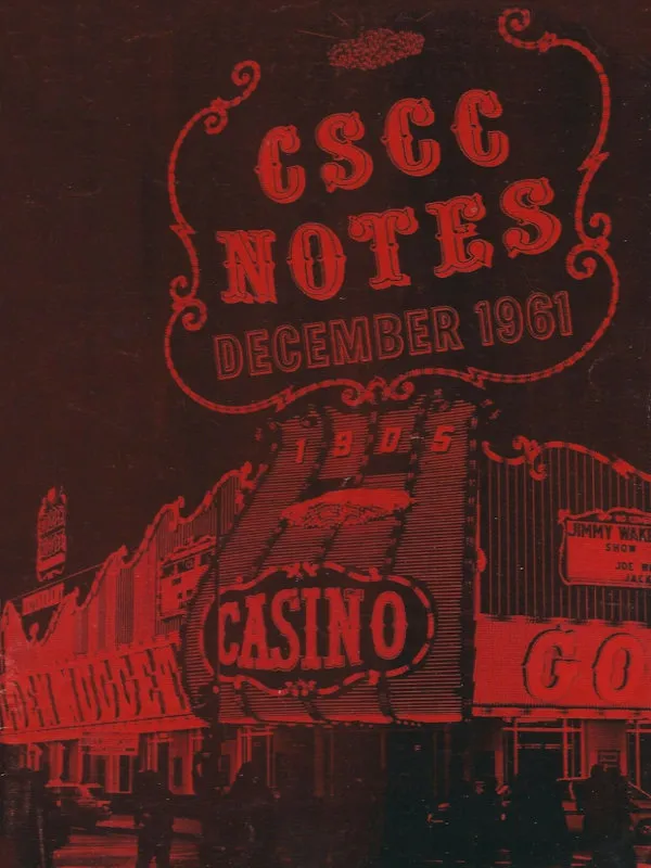 CSCC Notes Dec December 1961