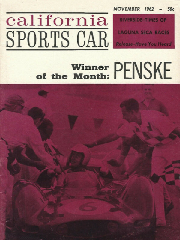 California Sports Car Nov November 1962 