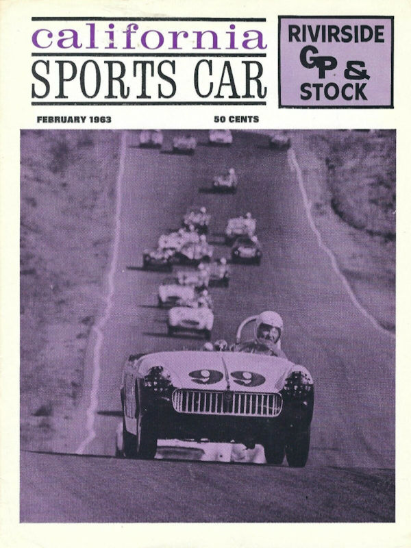 California Sports Car Feb February 1963 