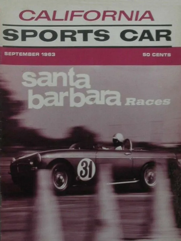 California Sports Car Sept September 1963