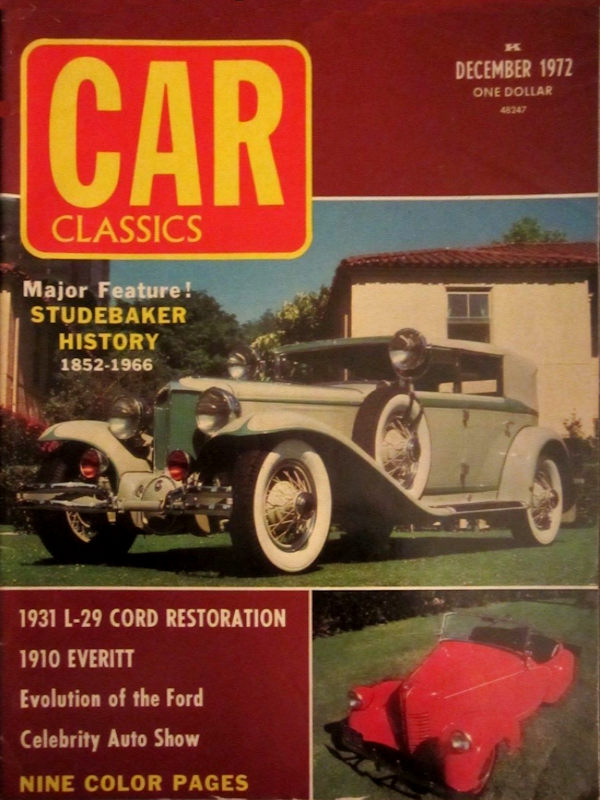 Car Classics Dec December 1972 