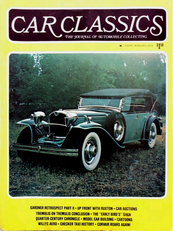 Car Classics Aug August 1974 