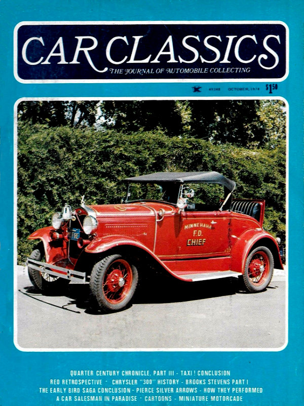 Car Classics Oct October 1974 
