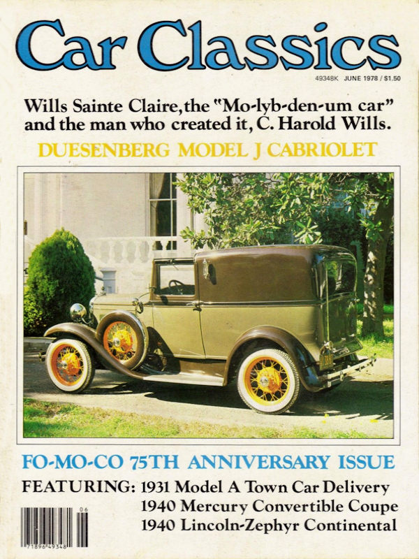 Car Classics June 1978 