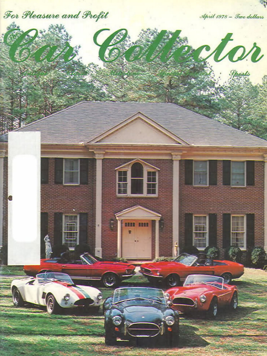 Car Collector Classics Apr April 1978 
