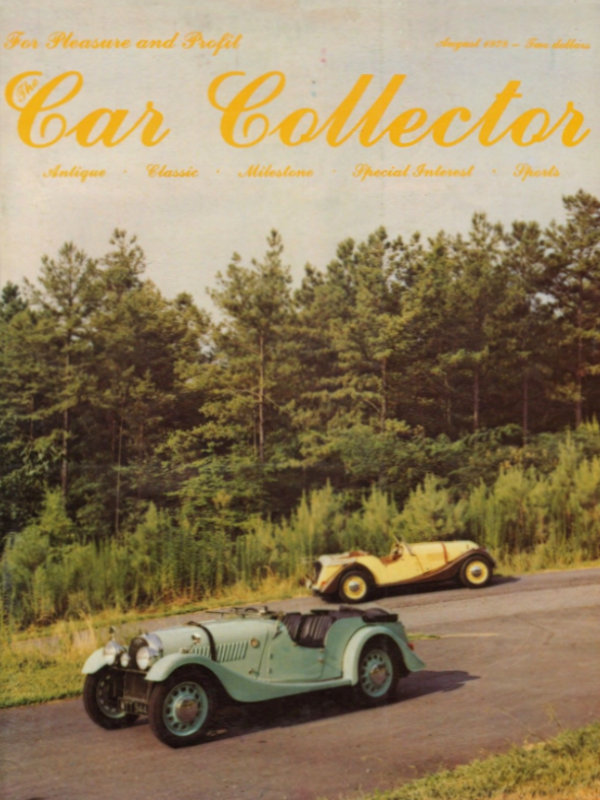 Car Collector Classics Aug August 1978 