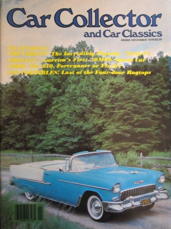 Car Collector Classics Nov November 1979 