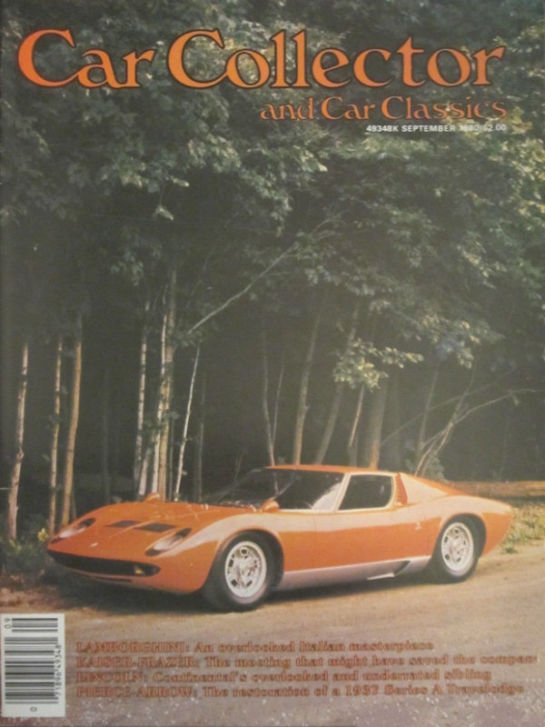 Car Collector Classics Sept September 1980 
