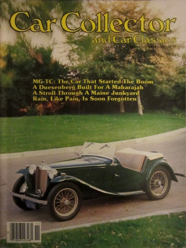 Car Collector Classics Nov November 1980 