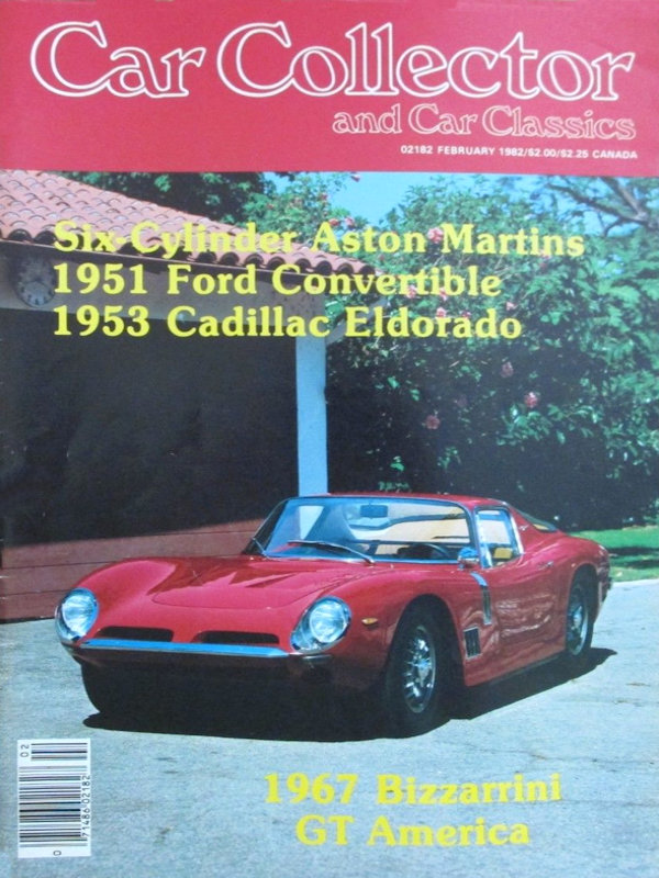 Car Collector Classics Feb February 1982 