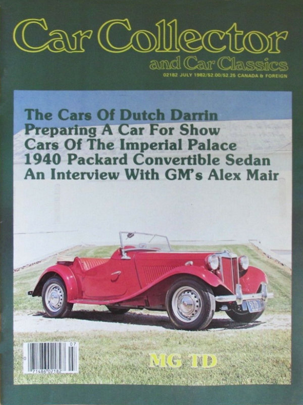 Car Collector Classics July 1982 