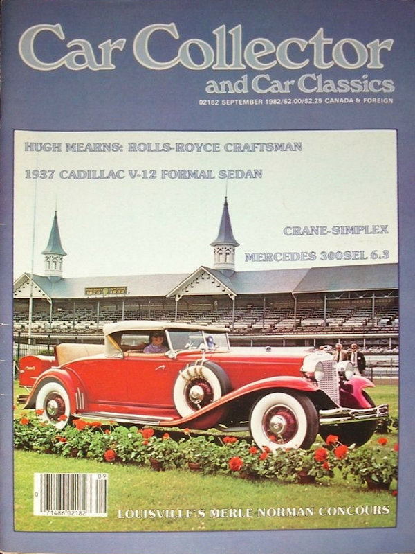 Car Collector Classics Sept September 1982 