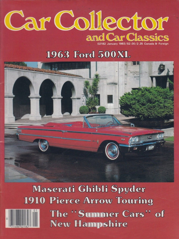 Car Collector Classics Jan January 1983 