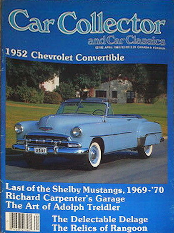 Car Collector Classics Apr April 1983 